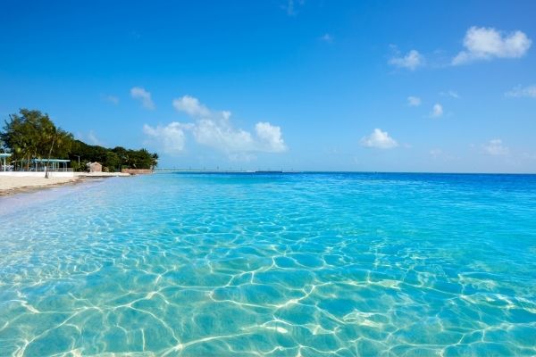 Beach on Key West Florida